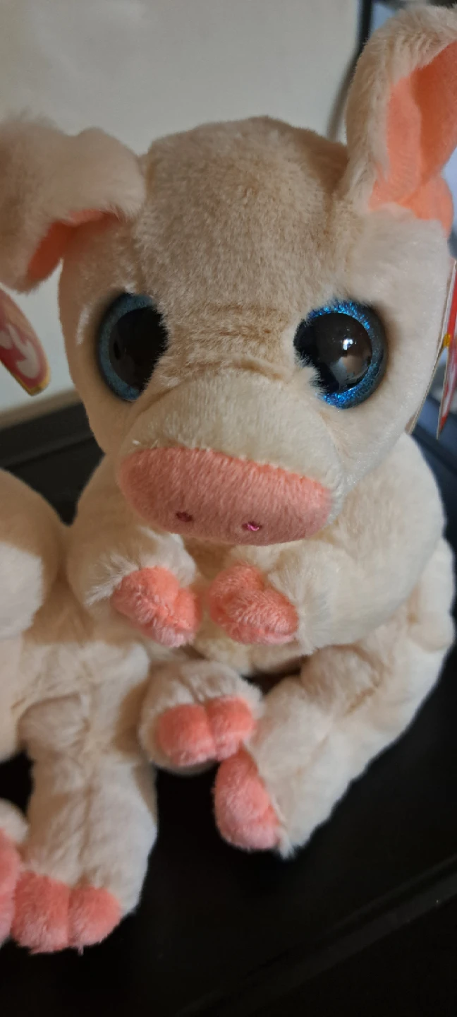 Ty Beanie Bellies, Penelope Pig Plush Toy x 3 (Little Pigs) - photo 4