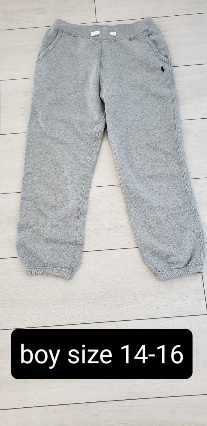 Polo Ralph Lauren Boys Grey Sweatpants Size L/G (14-16)
