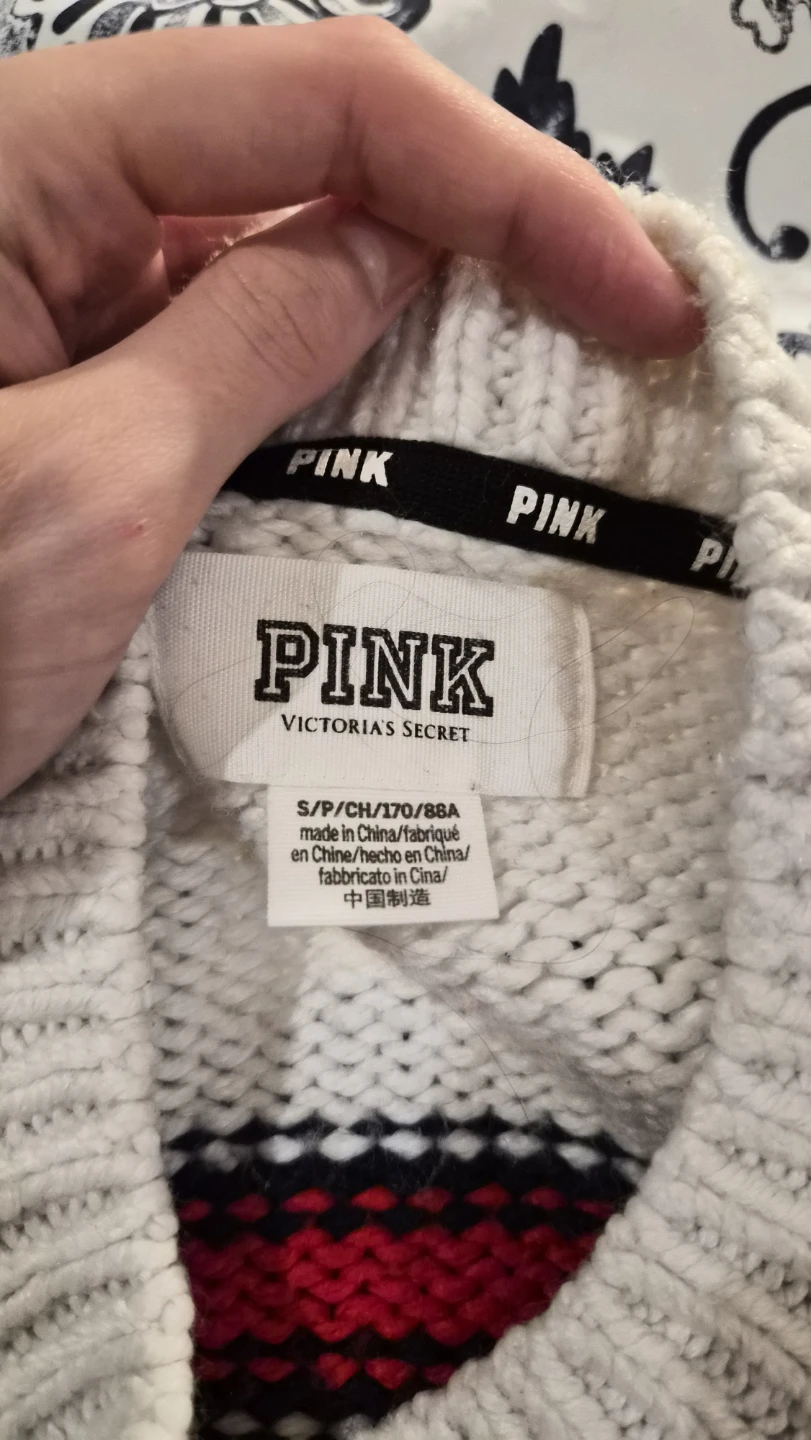 PINK Victoria's Secret Striped Sweater - photo 2