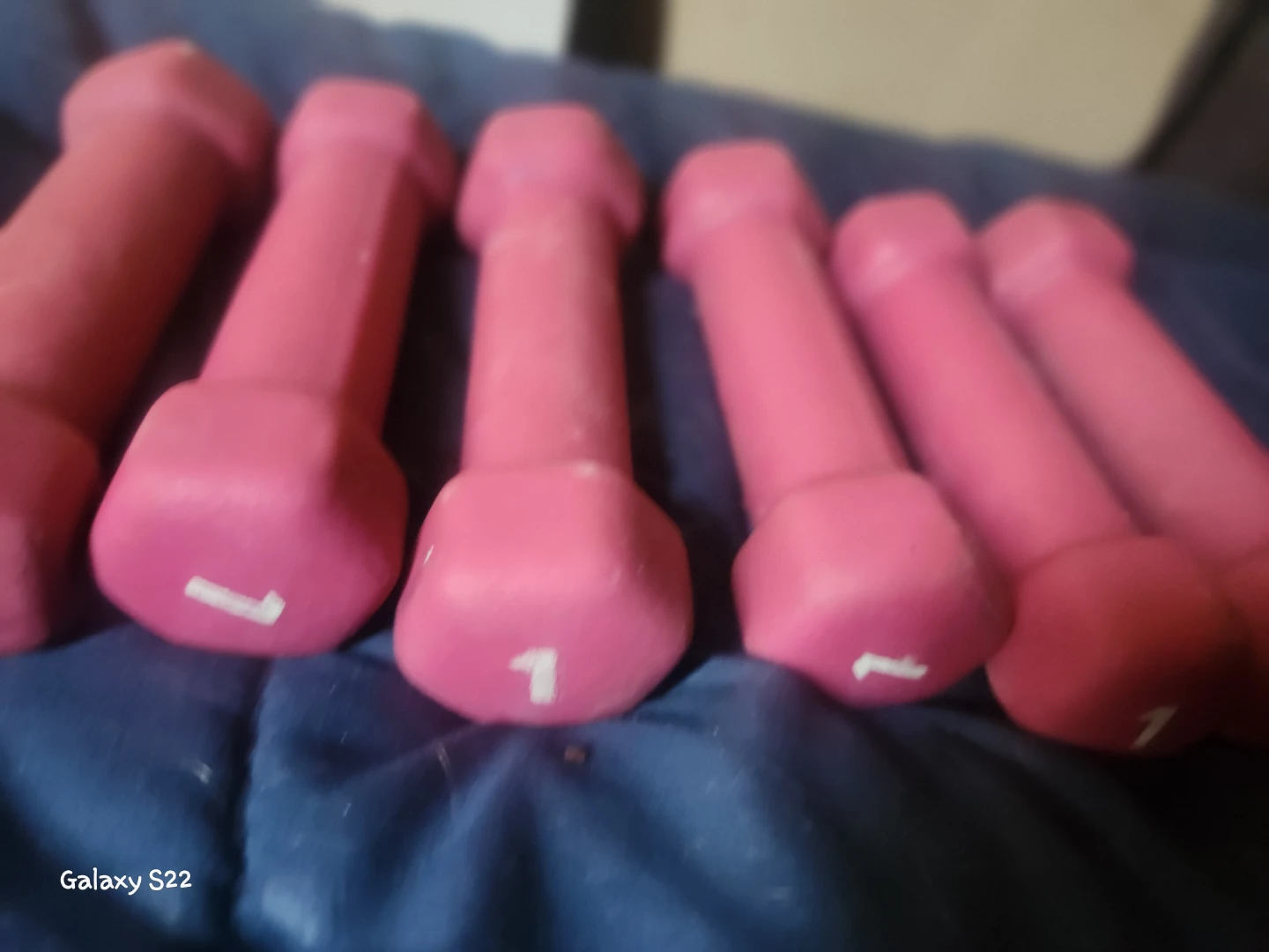 Set of 6 Pink Dumbbells and 4 Resistance Bands - photo 5