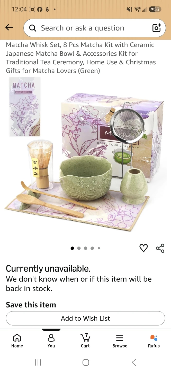 NEW Matcha Whisk Gift Set - 8 Pcs Matcha Kit