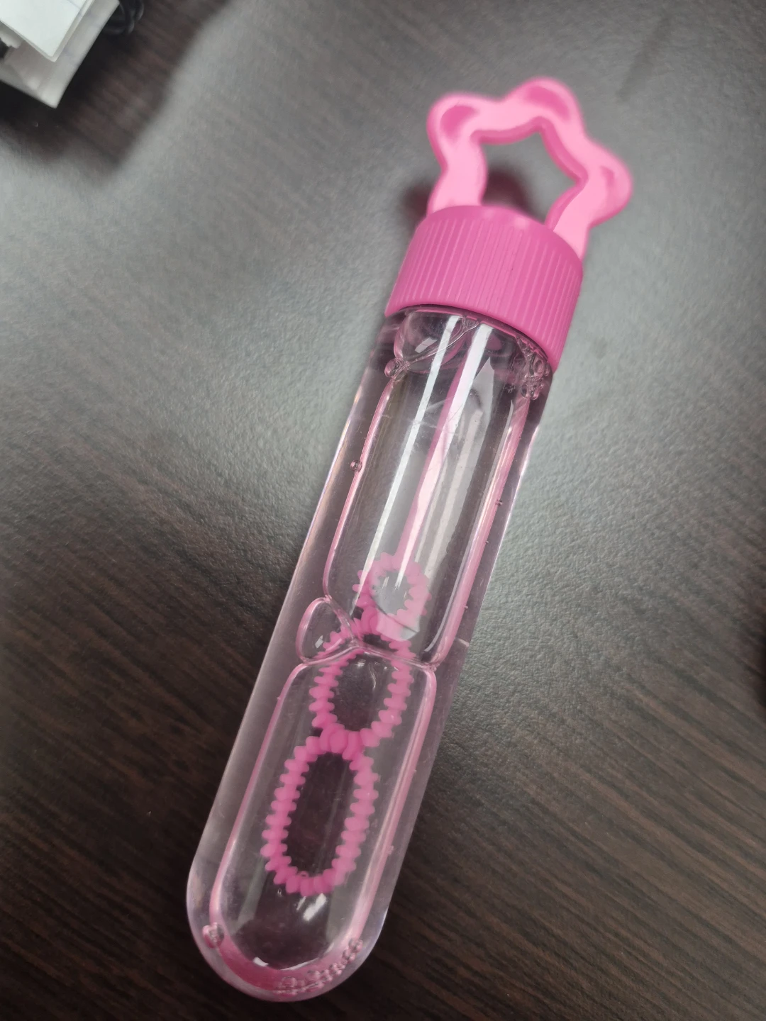 Pink Bubble Wand Bottle