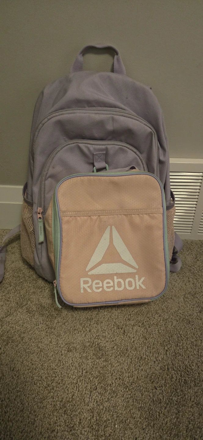Reebok Backpack and Lunch Bag Set
