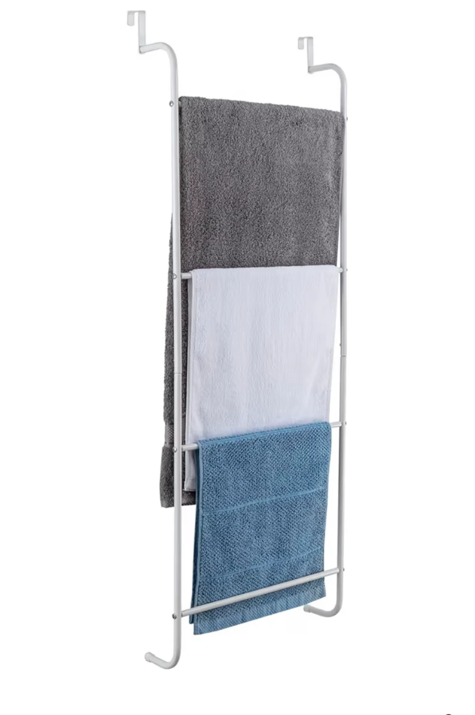 White Over-the-Door Towel Rack New - photo 2