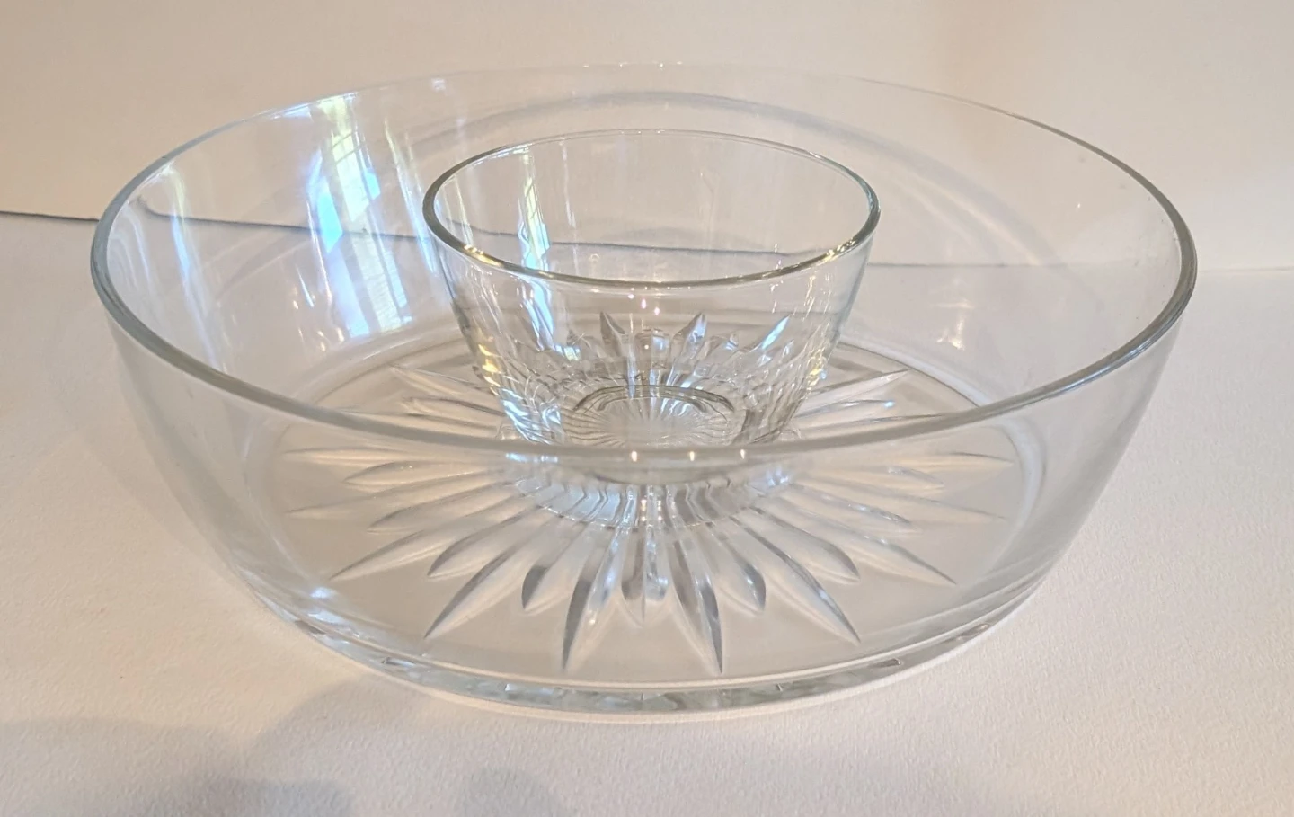 Glass Chip'n Dip Bowl Set - photo 2