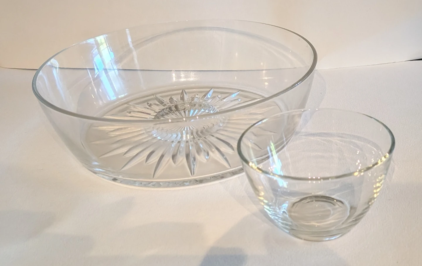 Glass Chip'n Dip Bowl Set - photo 3