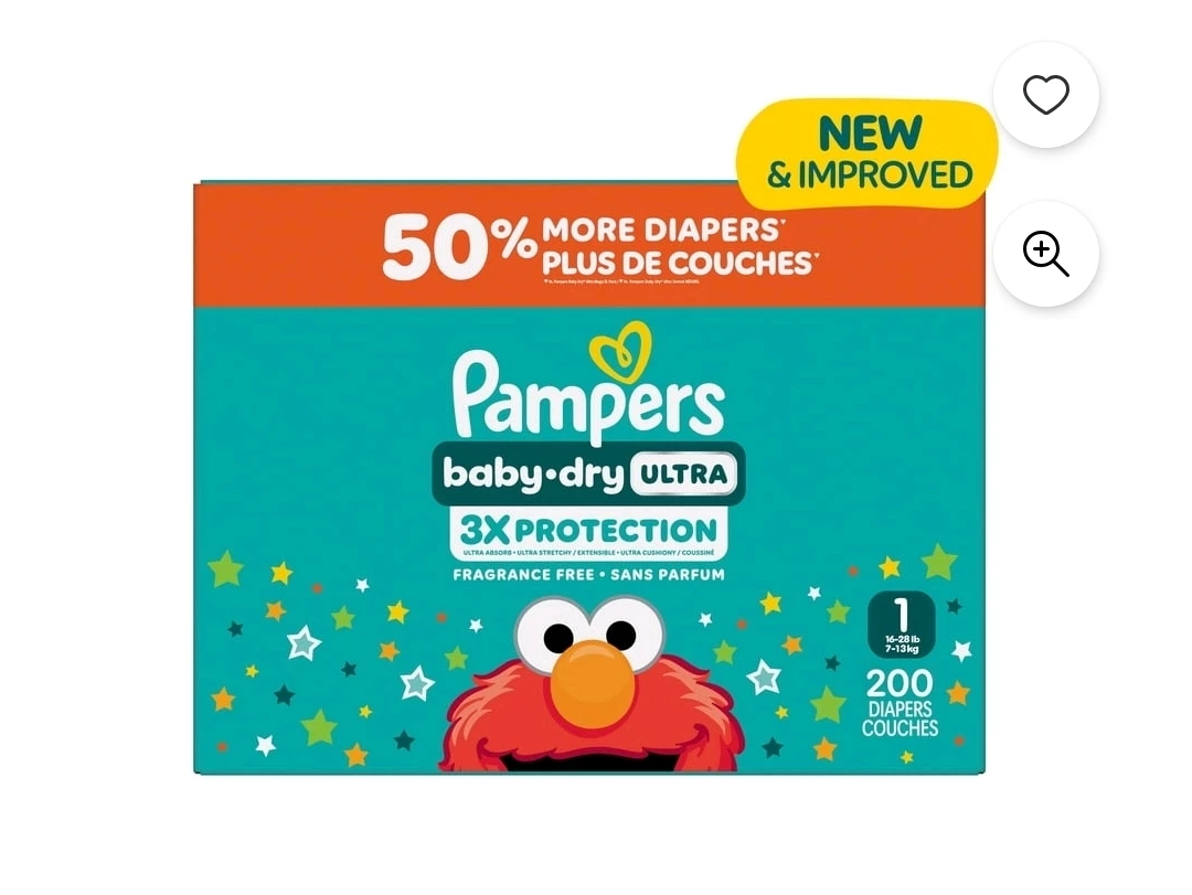 Pampers Baby-Dry Ultra Size 1 Diapers - photo 2