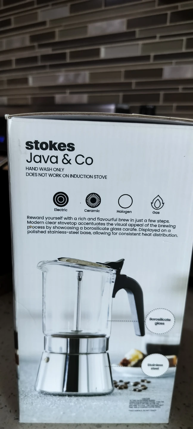 Stokes Java & Co 6-Cup Stovetop Espresso Maker - photo 2
