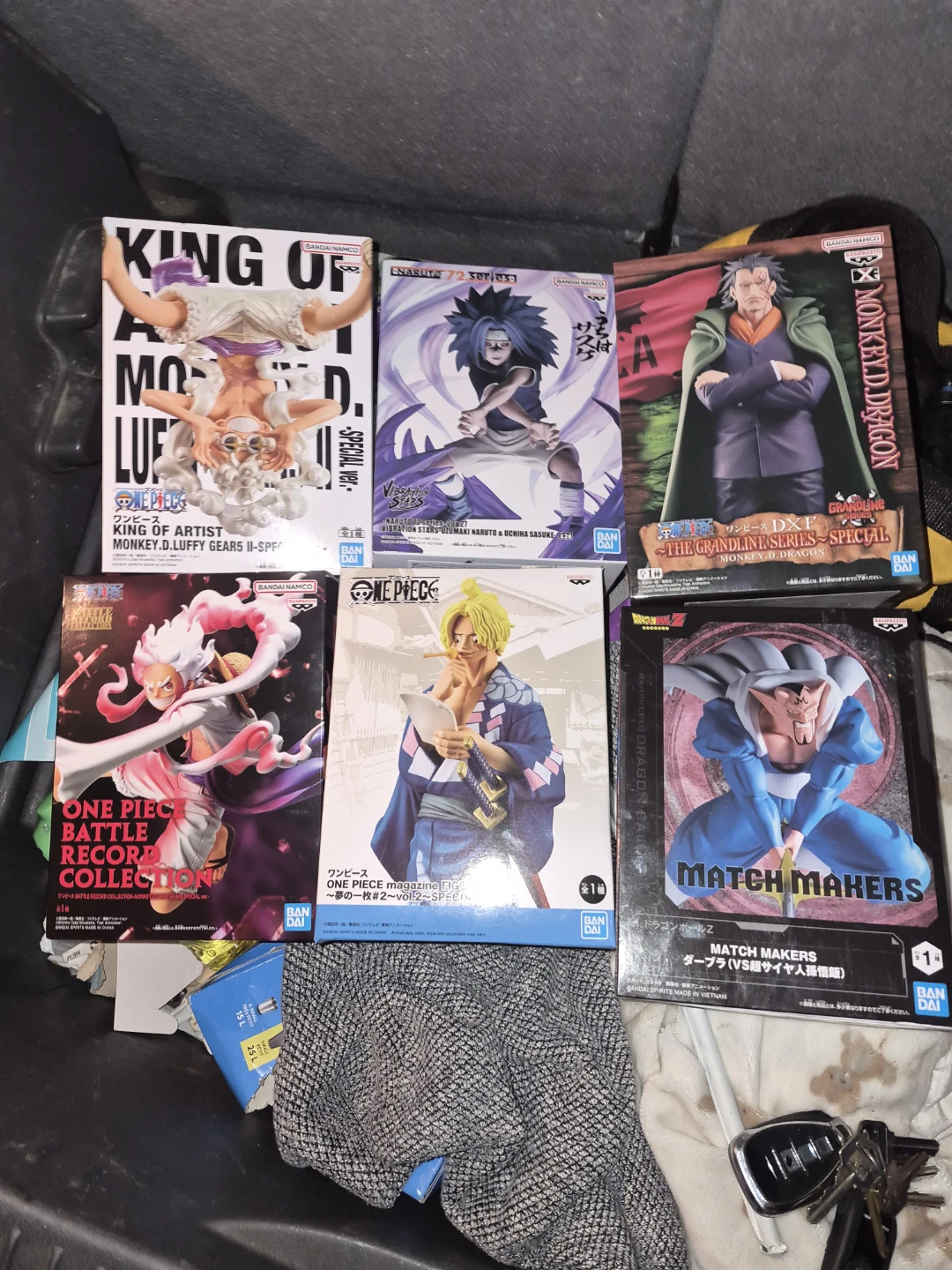 Collection of Anime Figures (Dragon Ball, One Piece)