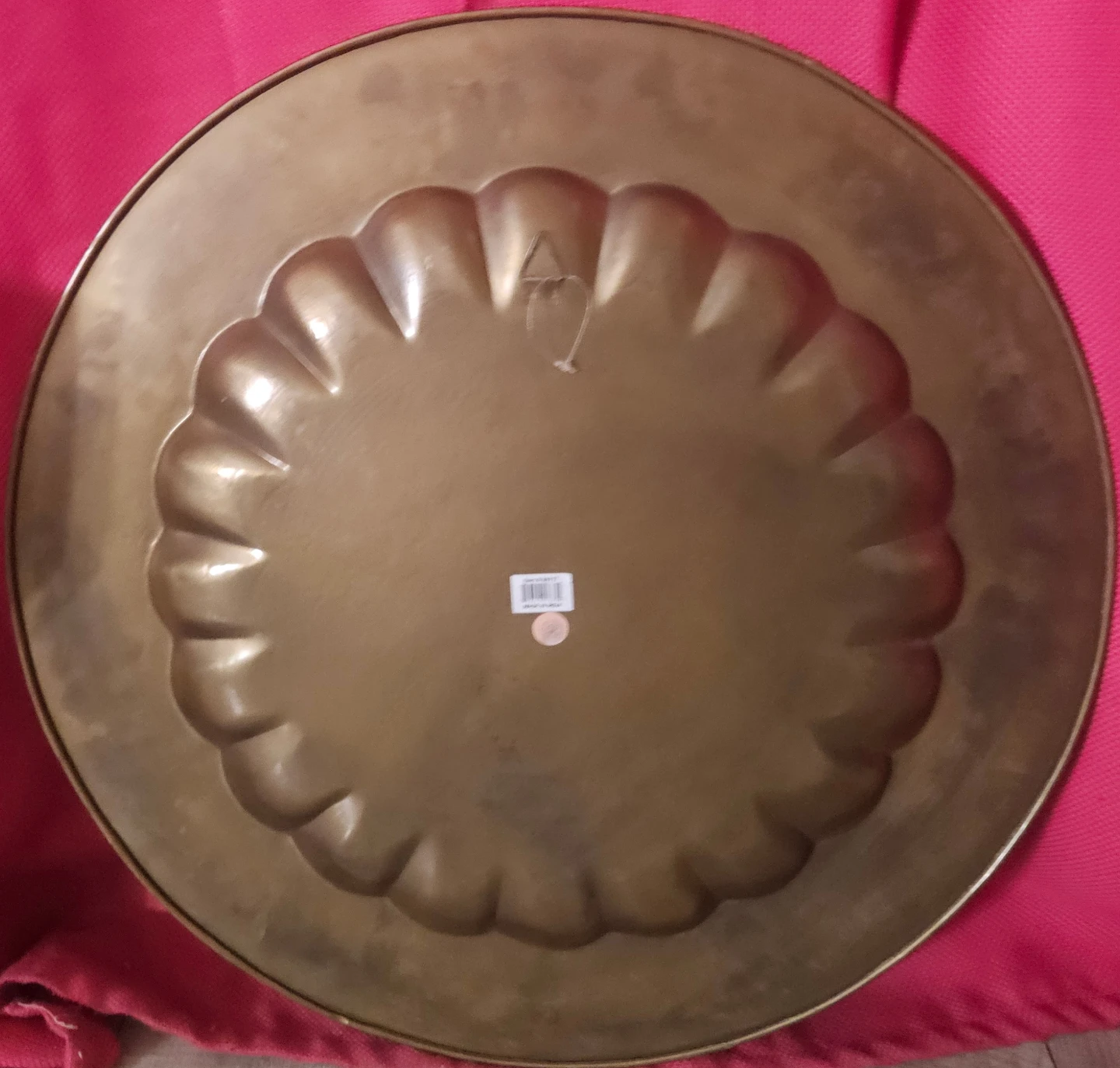 Engraved Decorative Brass Tray - photo 3