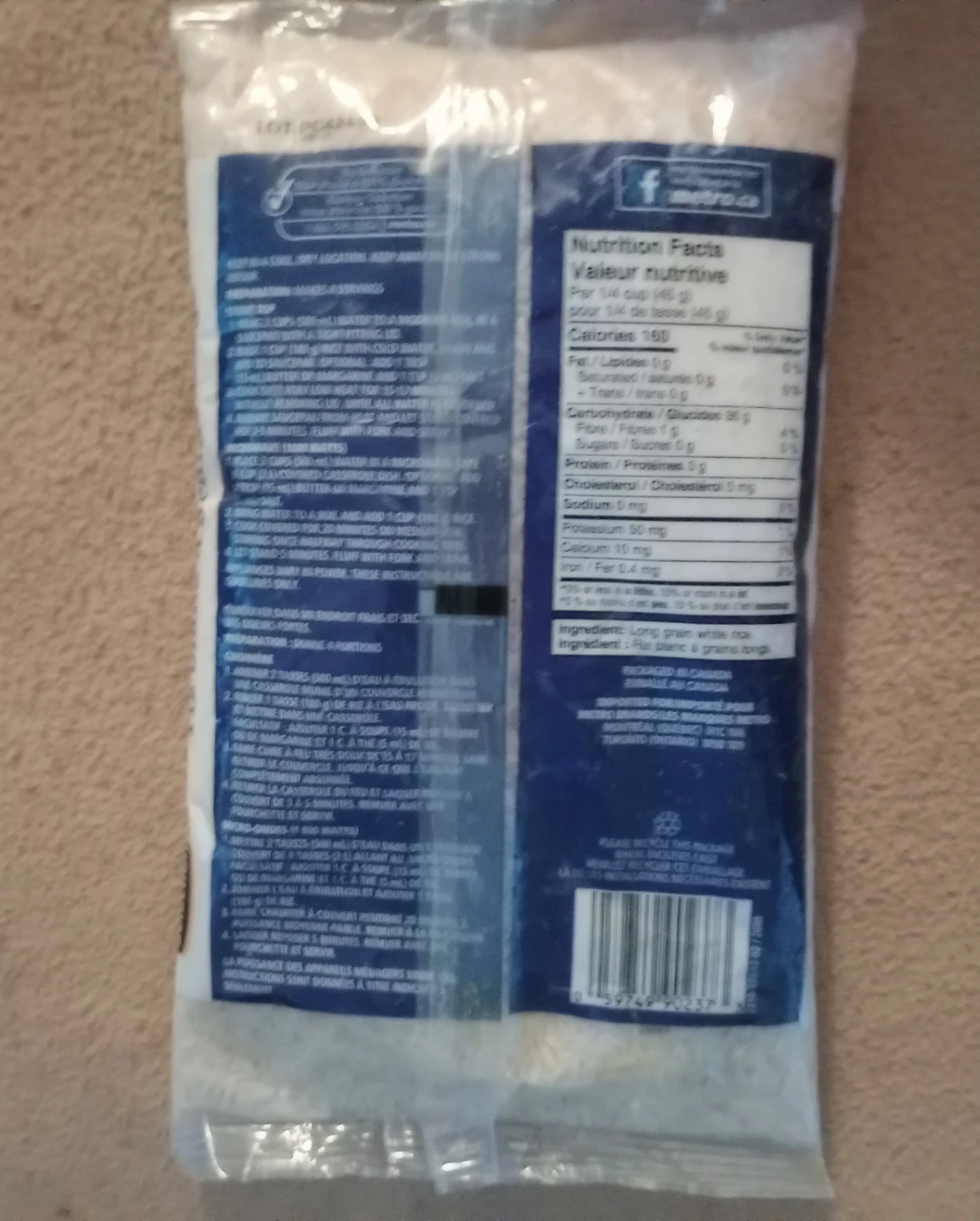 Selection White Rice 900g - photo 2