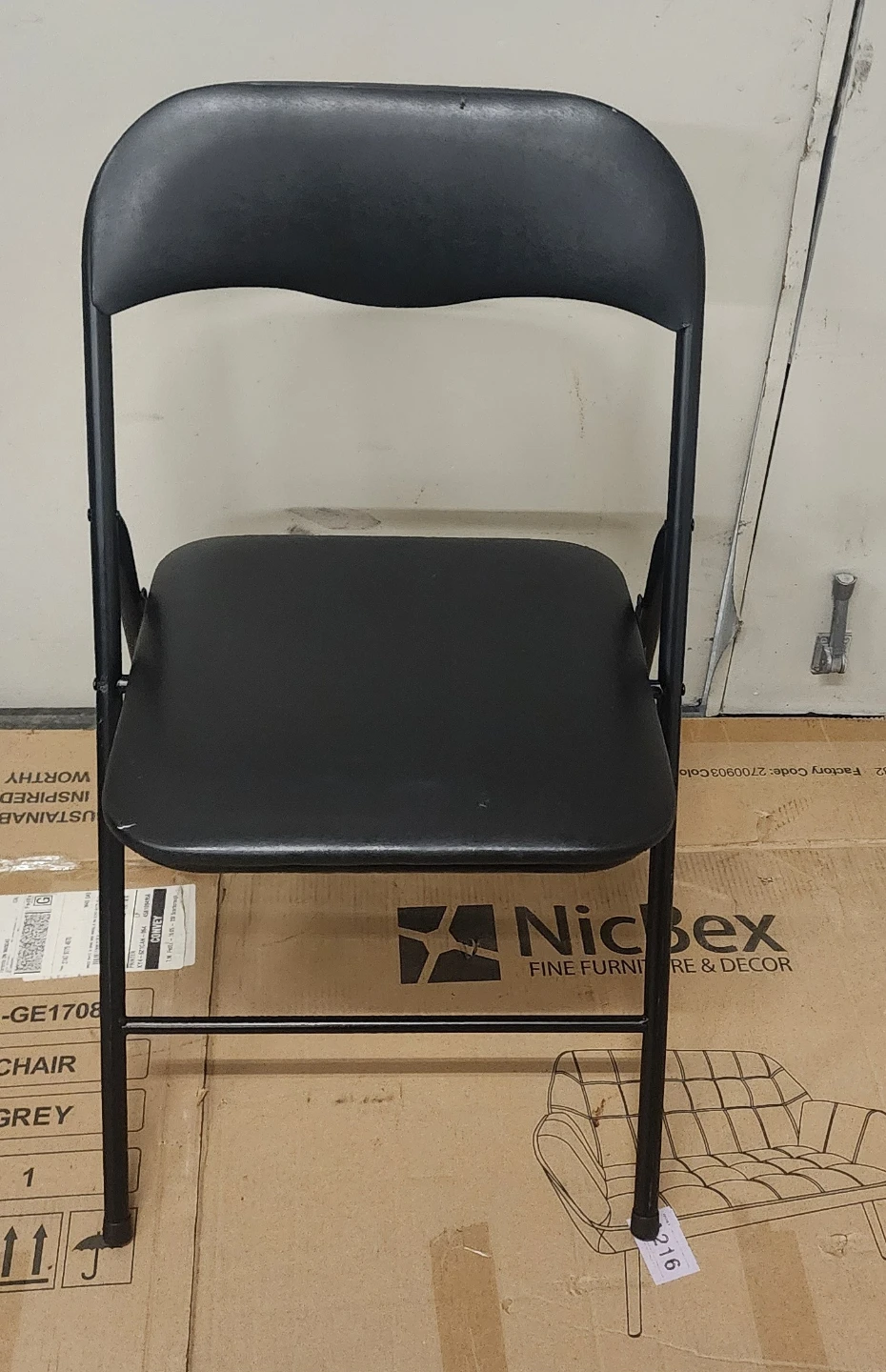 Nicbex Folding Chairs (Set of 3) - photo 3