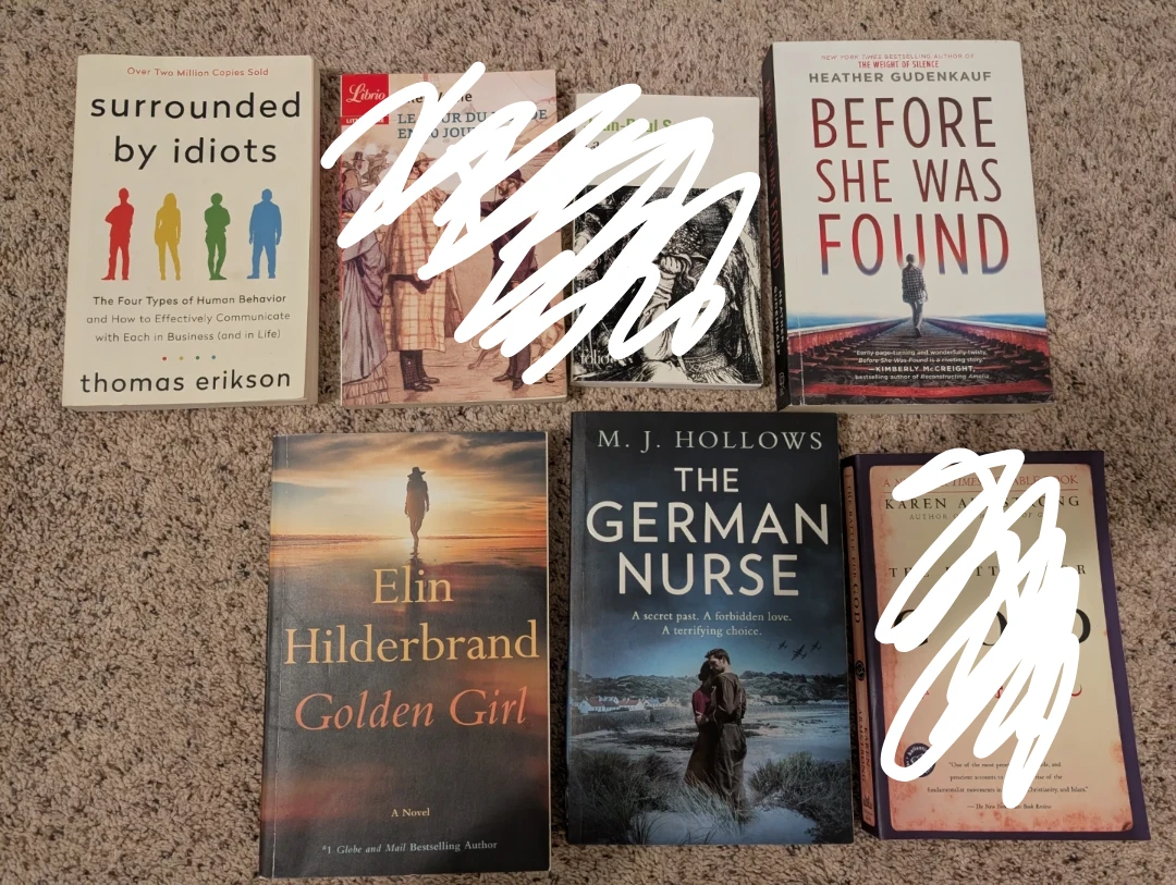 Collection of 7 books - 4 remaining