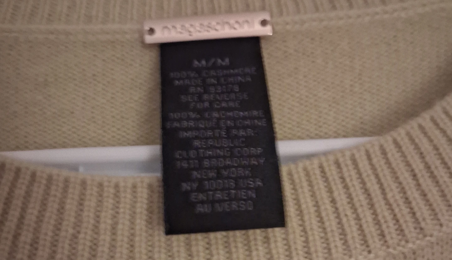 Magaschoni 100% Cashmere Sweater M/M - photo 2