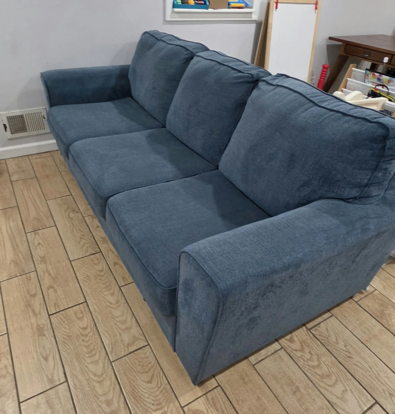Blue 3-Seater Sofa / Couch — $175 OBO - photo 3