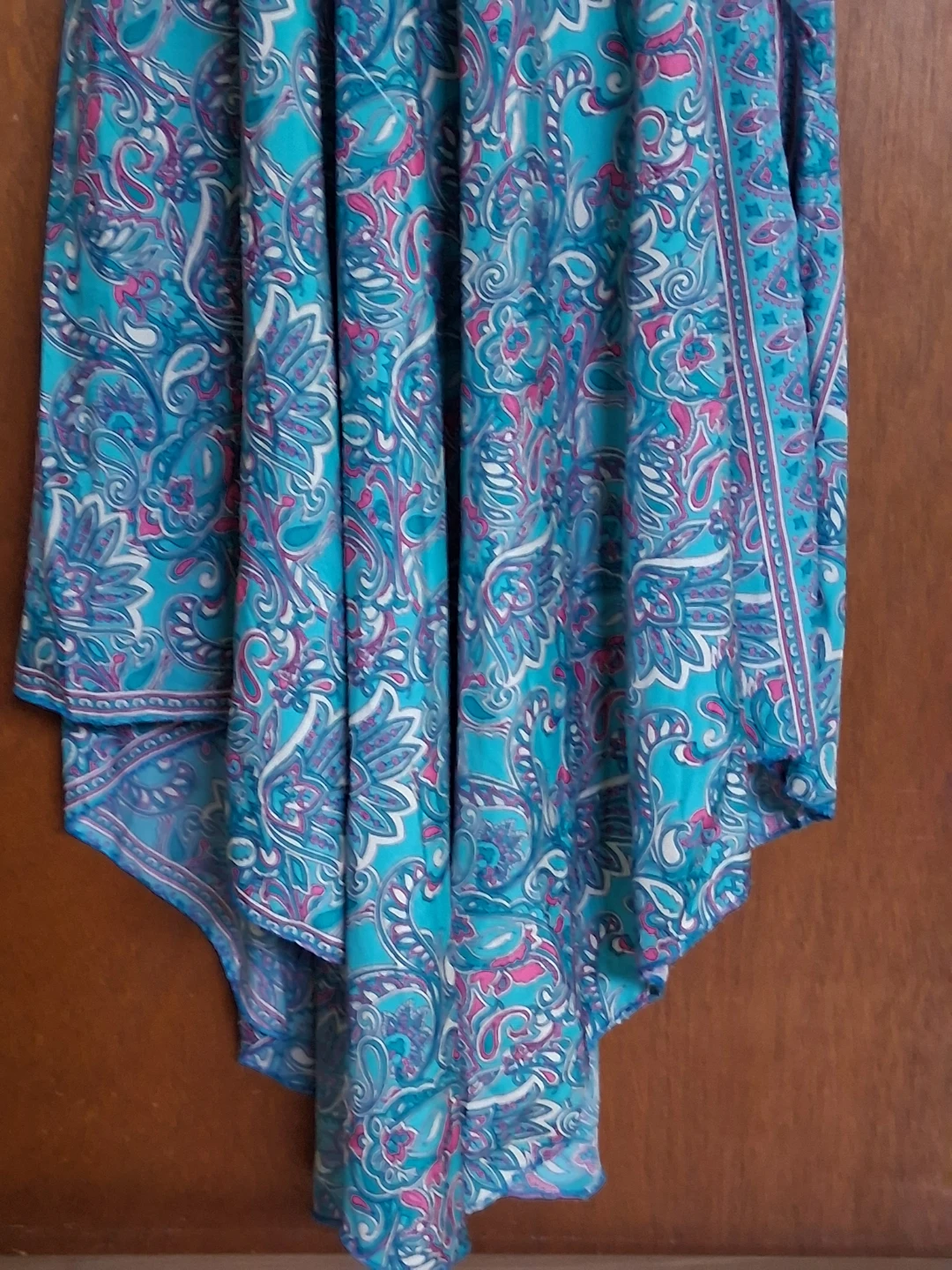 New Boho Blue paisley halter neck maxi dress - photo 4