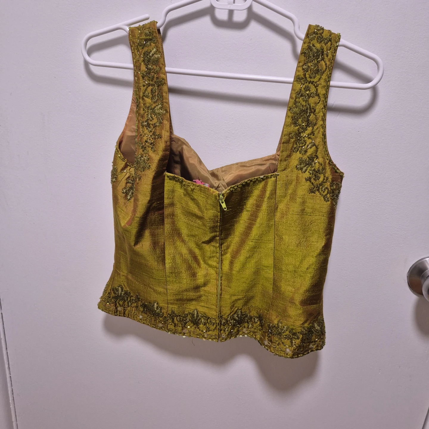 L'POGEE Embellished Silk Bustier Top - photo 2