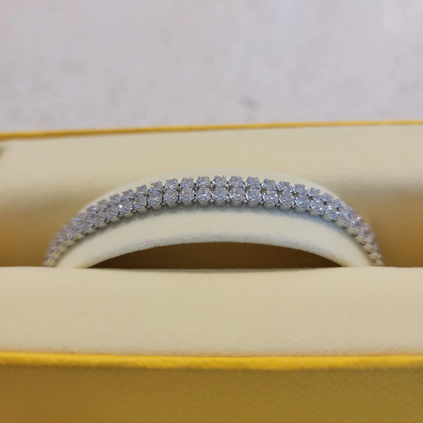 BRAND NEW: Swarovski Matrix Tennis Bracelet, Originally $189+ - photo 2