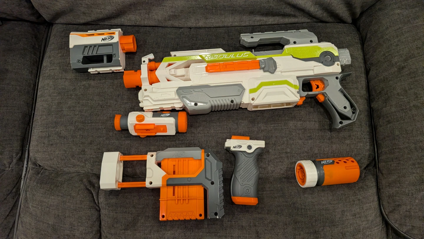 Nerf Modulus Toy Blasters and Accessories Lot