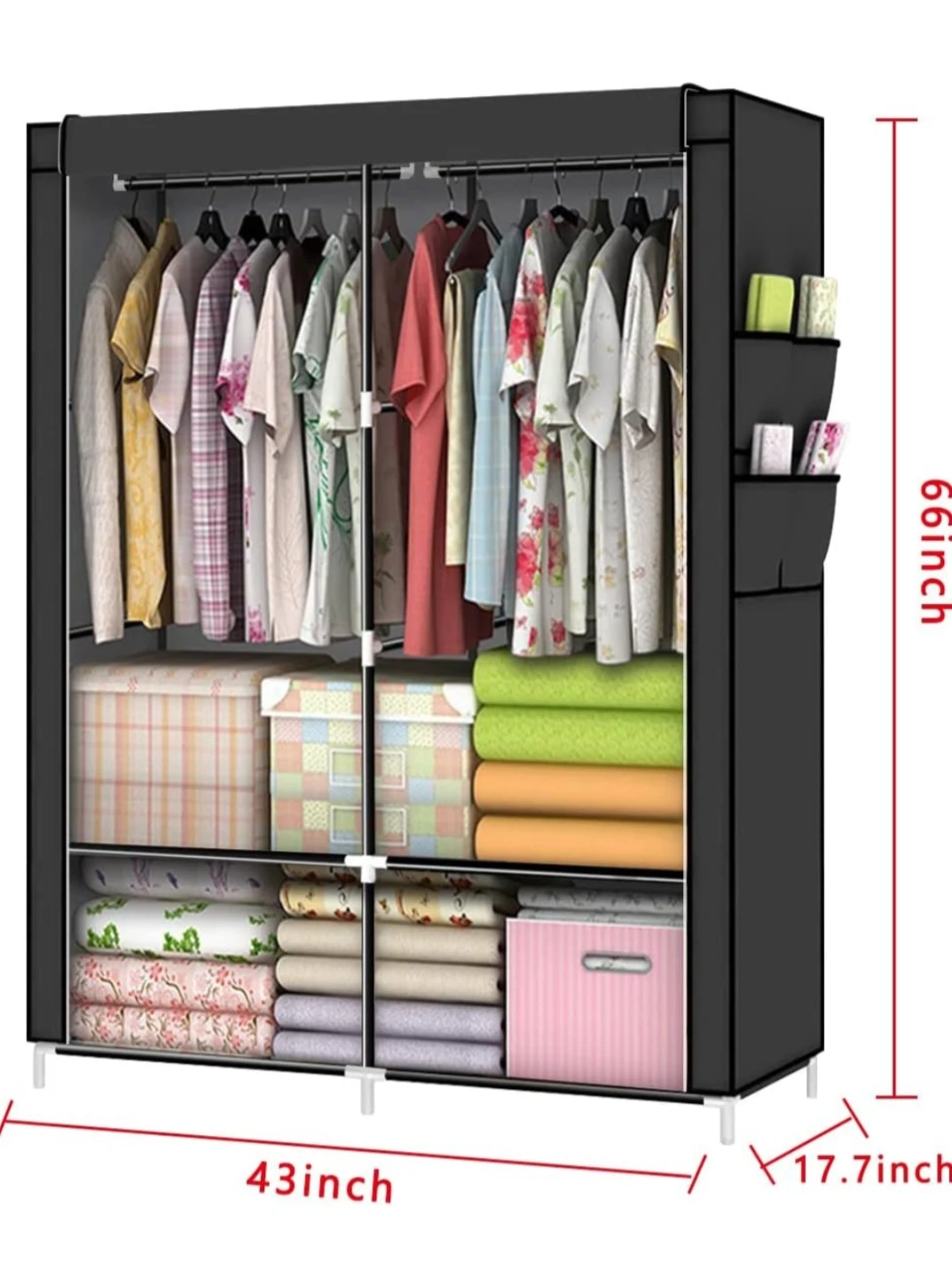 Portable Clothes Closet Organizer - photo 2