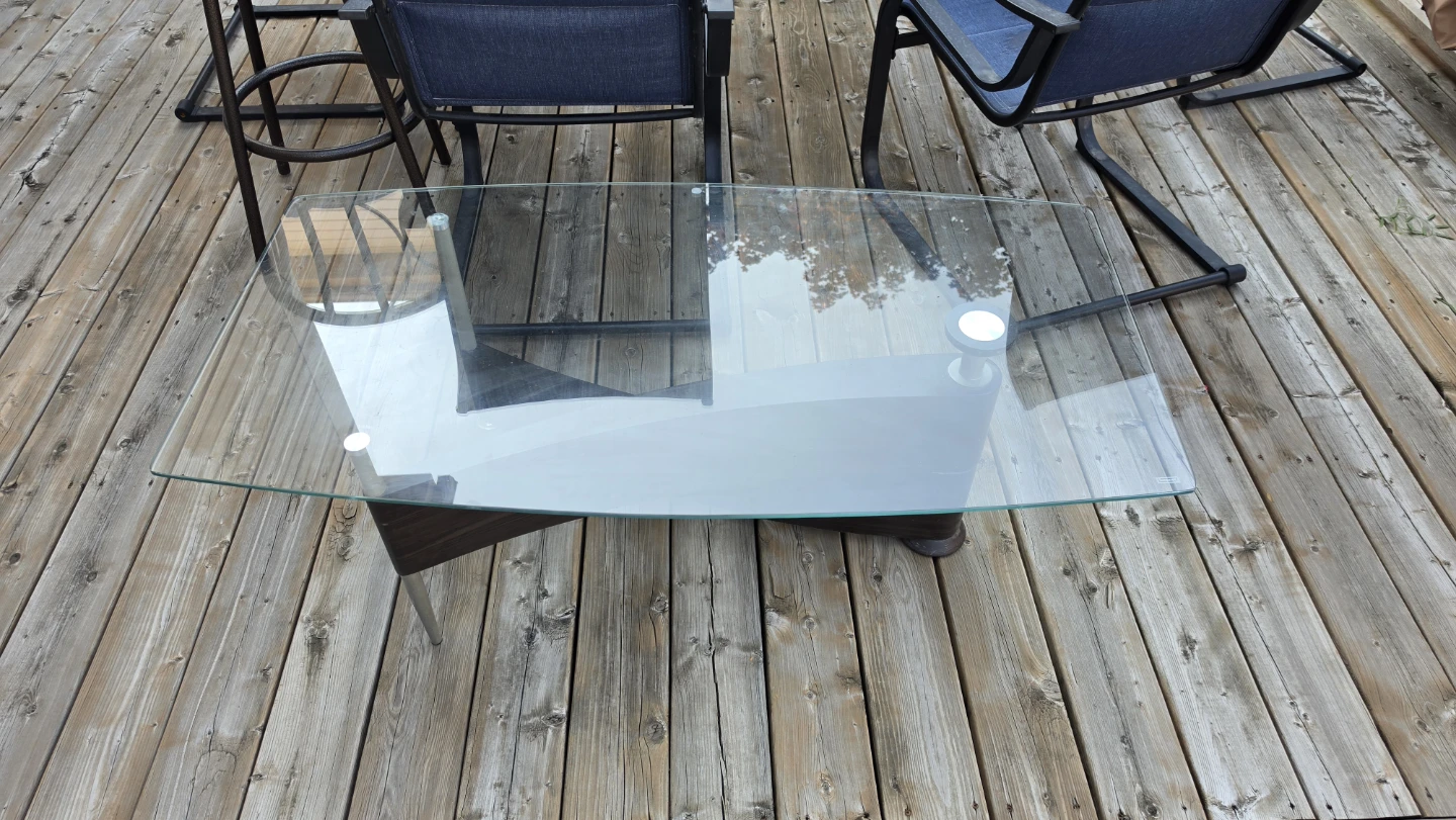 Designer Glass Top Coffee Table
