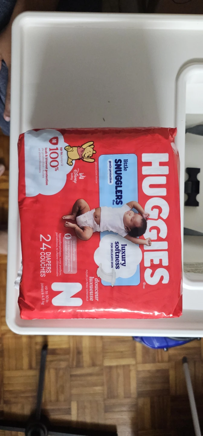 Huggies Little Snugglers Diapers Size N