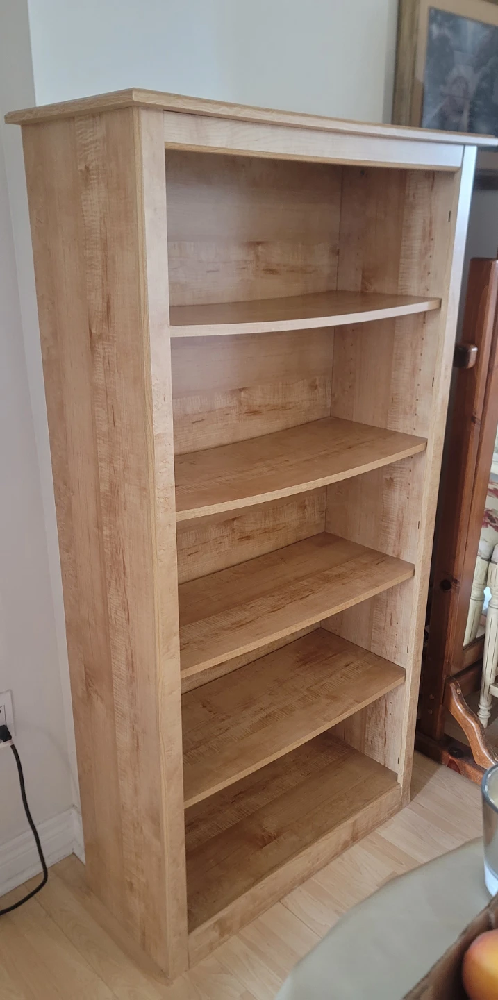 Light Wood 5-Shelf Bookcase - photo 2
