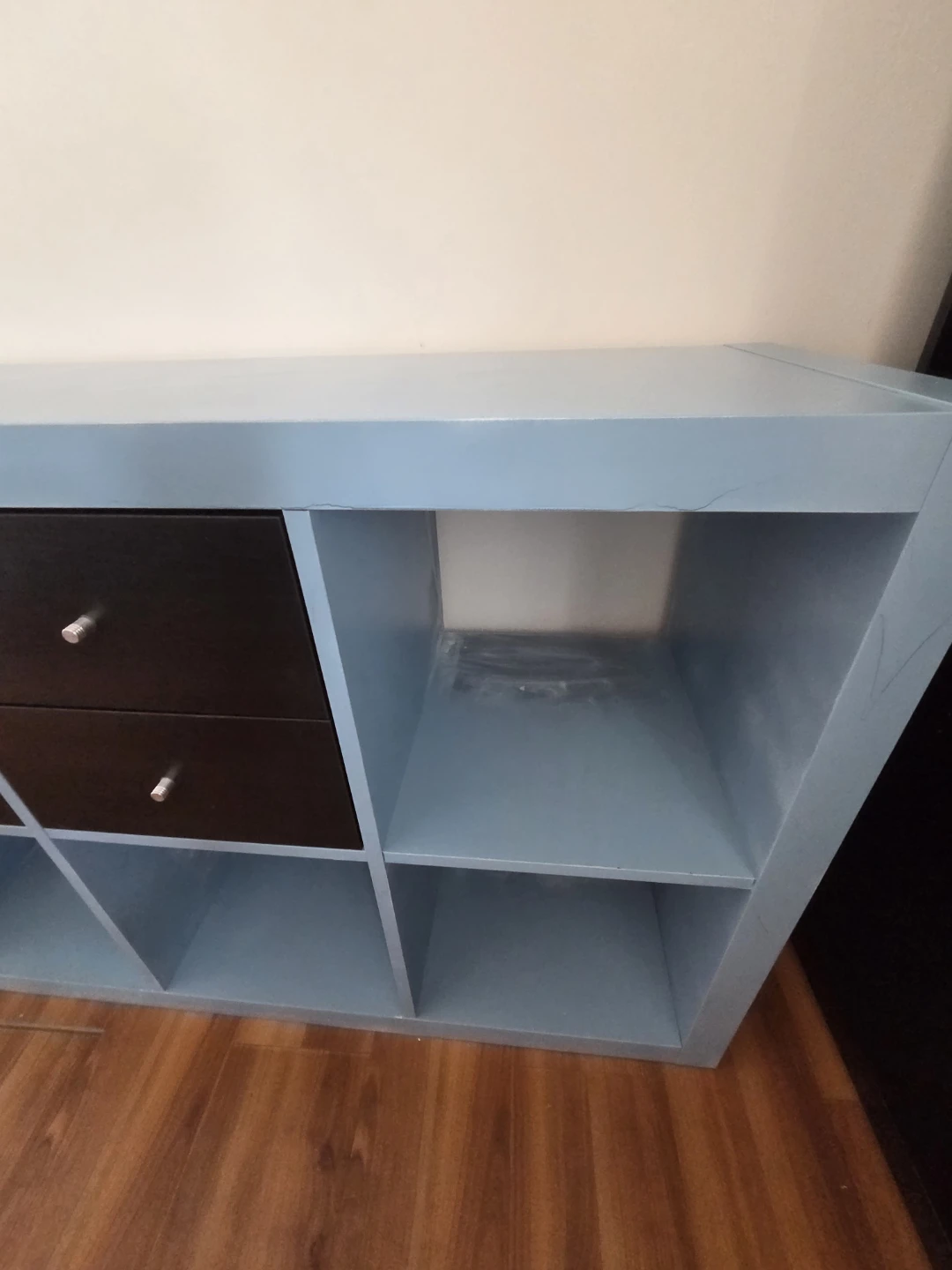 French Blue Kallax with Four Drawers - photo 5