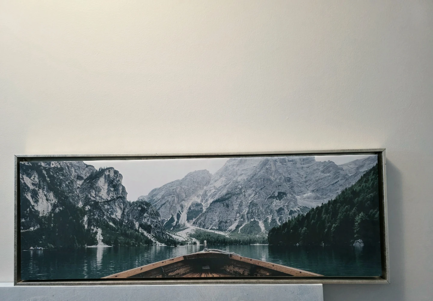 13x37 Wrapped Canvas Mountain View Print