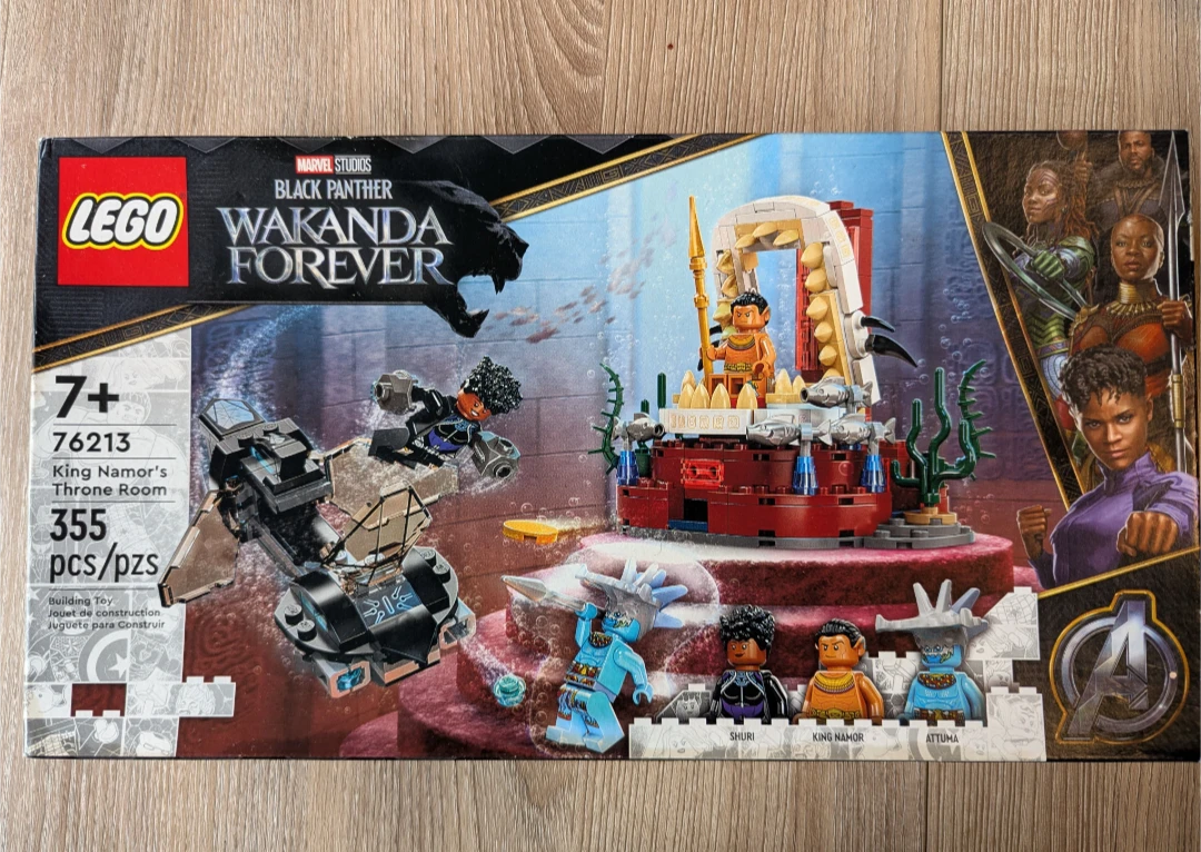 LEGO Marvel Black Panther King Namor's Throne Room 76213