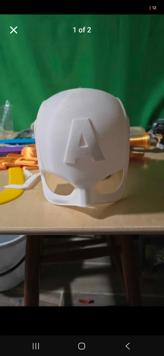 Captain America Shield Helmet Prop Replica