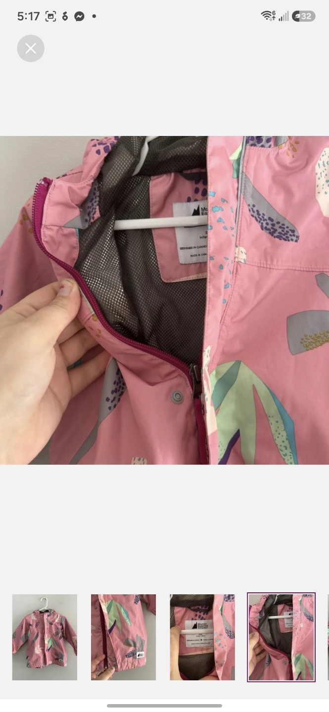 Mountain Equipment Company Pink Floral Rain Jacket - photo 4