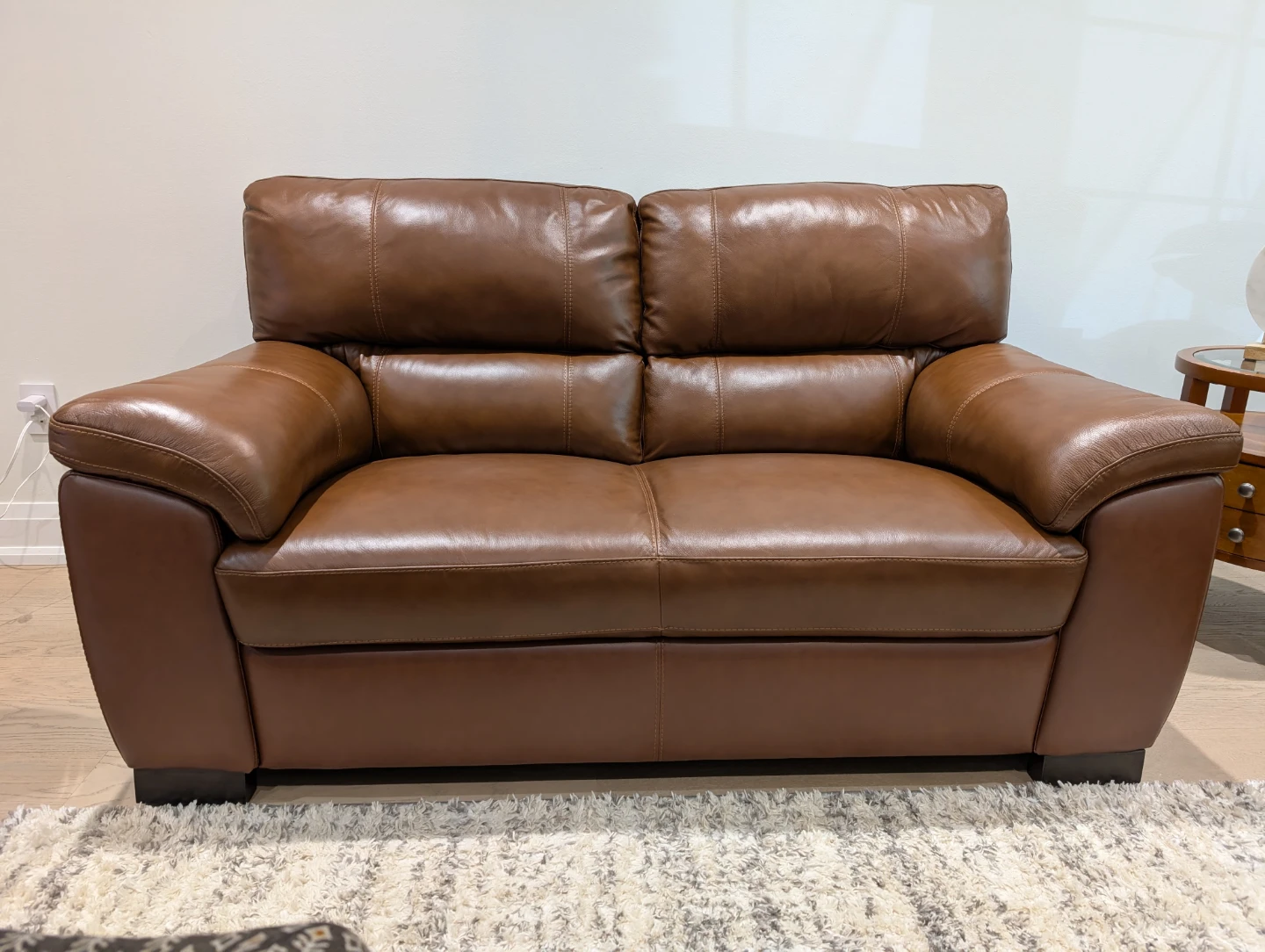 BRAND NEW Leather Loveseat from Leons