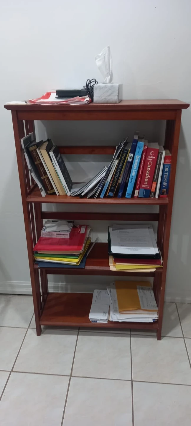 Wooden Folding Bookcase
