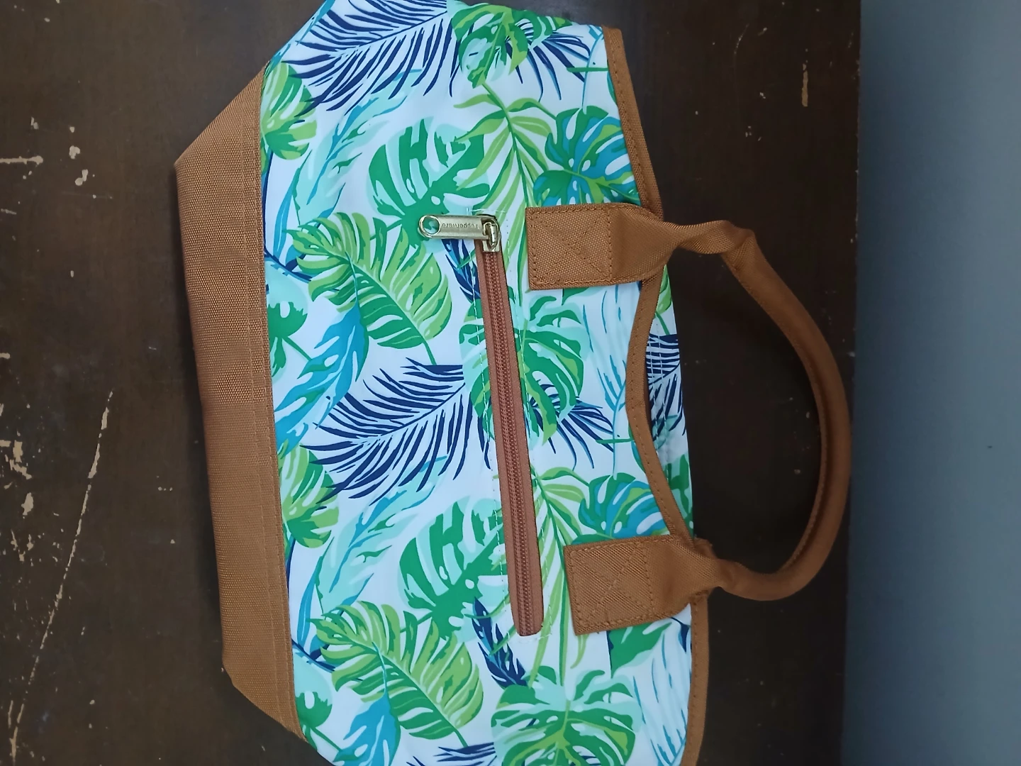 Tupperware Insulated Lunch Bag - Tropical Leaf Print - photo 2
