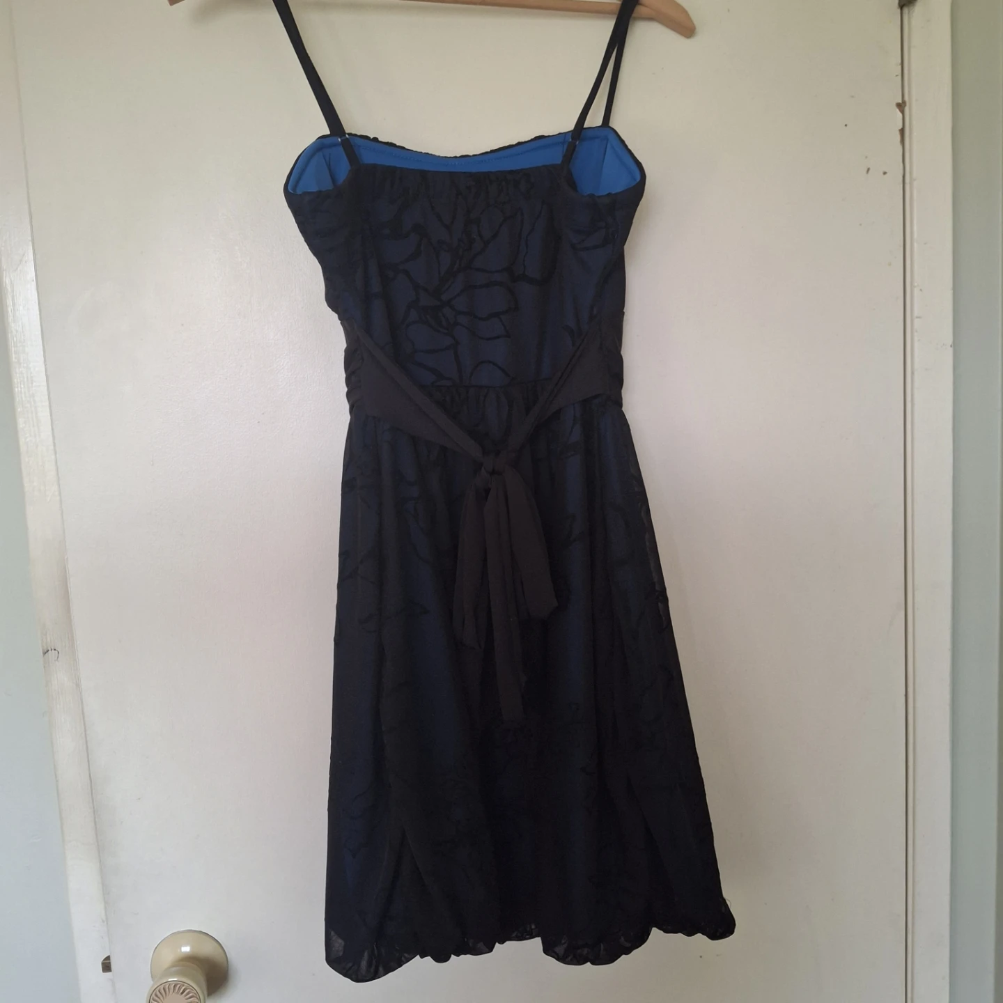 Black & Blue Floral Dress - photo 2
