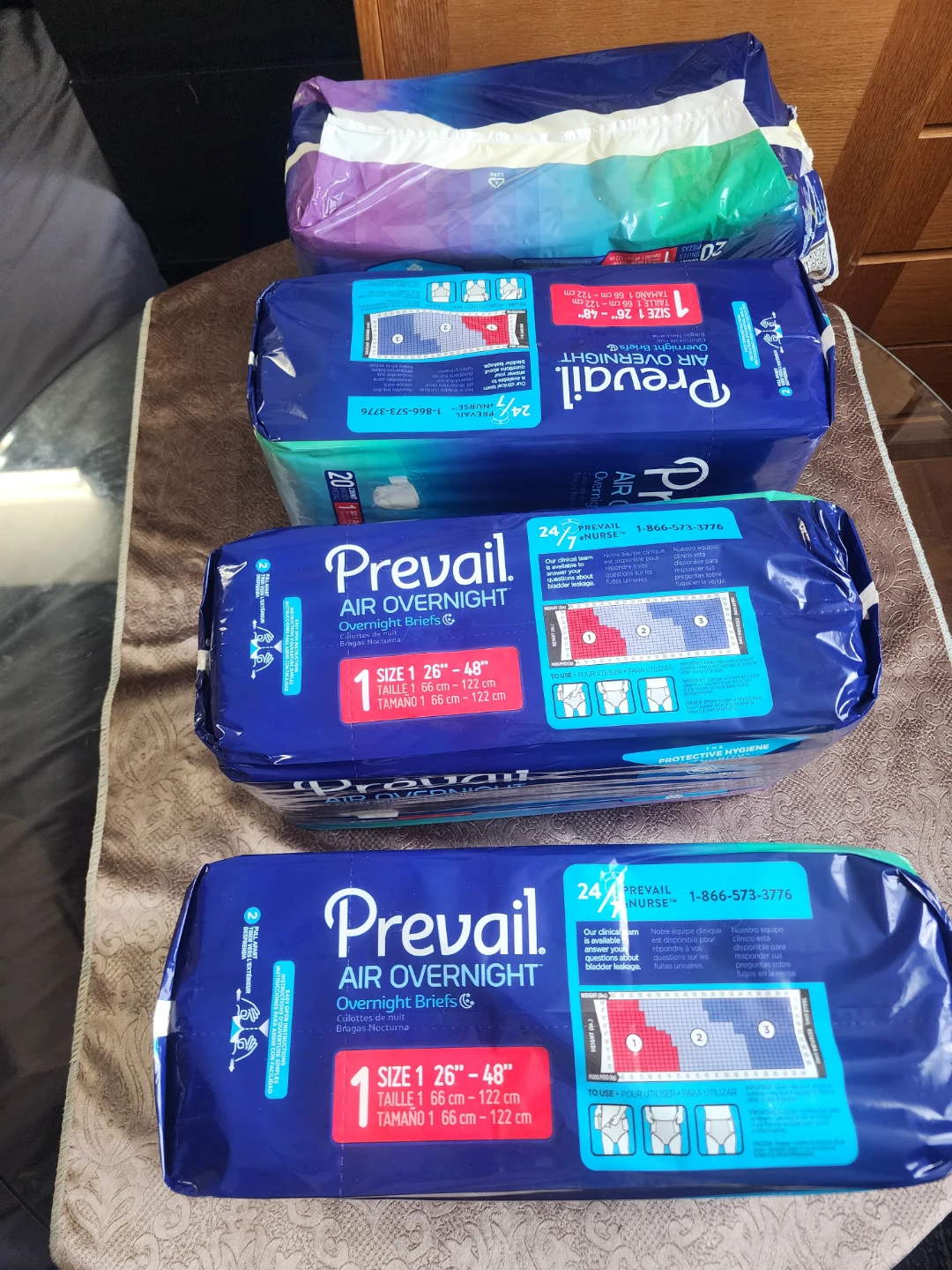 Prevail Air Overnight Briefs (Size 1) (4 pakes) - photo 5