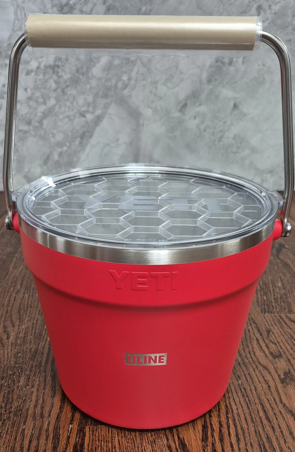 Brand New Red YETI Rambler Ice Bucket and Cocktail Shaker Set - photo 2