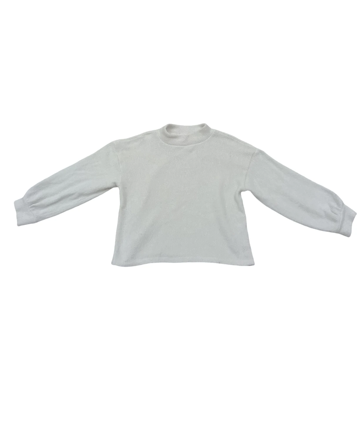 Old Navy Youth Large Cream Mock Neck Sweater