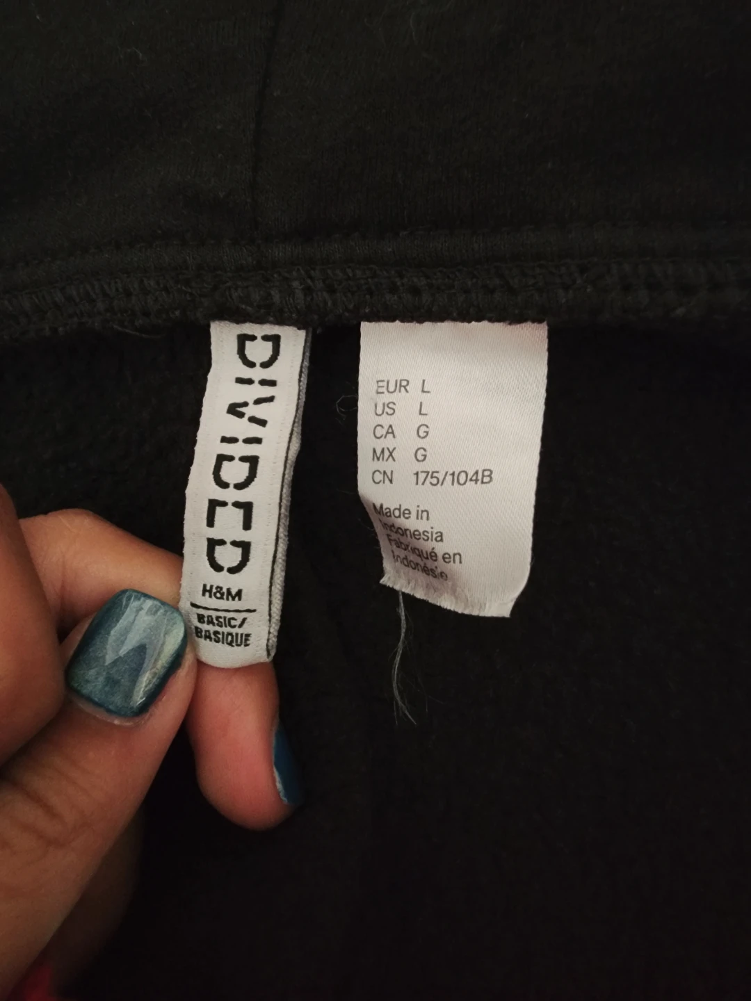 H&M Divided Baggy Black Zip-Up Hoodie - photo 2