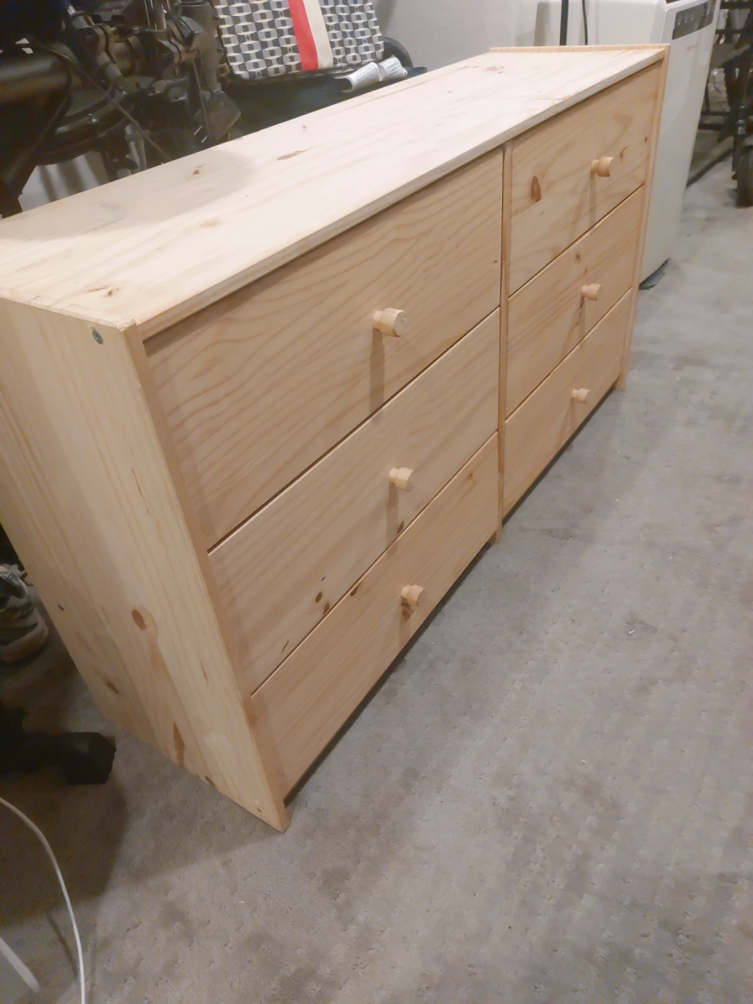 Solid Pine 6-Drawer Dresser - photo 2
