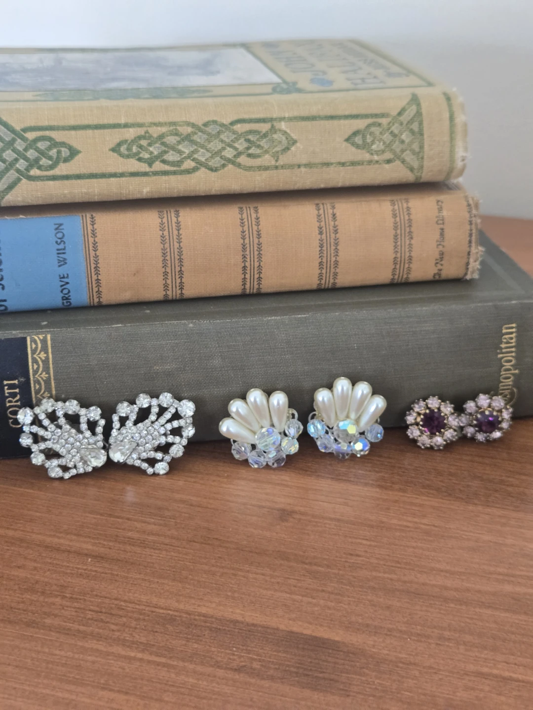 Vintage set of earrings 1950's -1980's