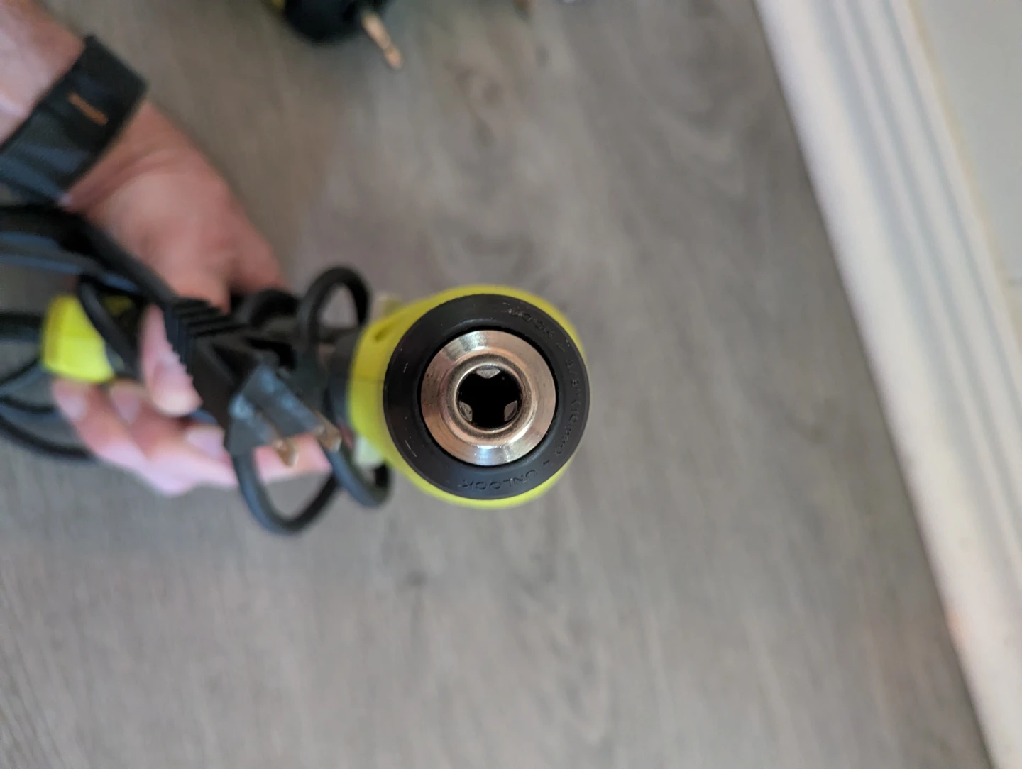 Ryobi Corded Drill with Cleaning Brush Attachments - photo 3