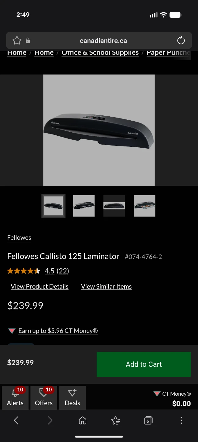 Fellowes Callisto 125 Laminator