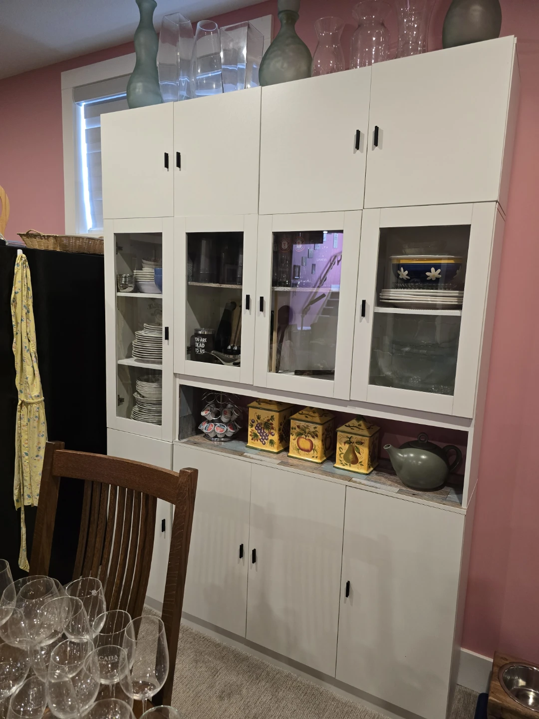 White cabinet