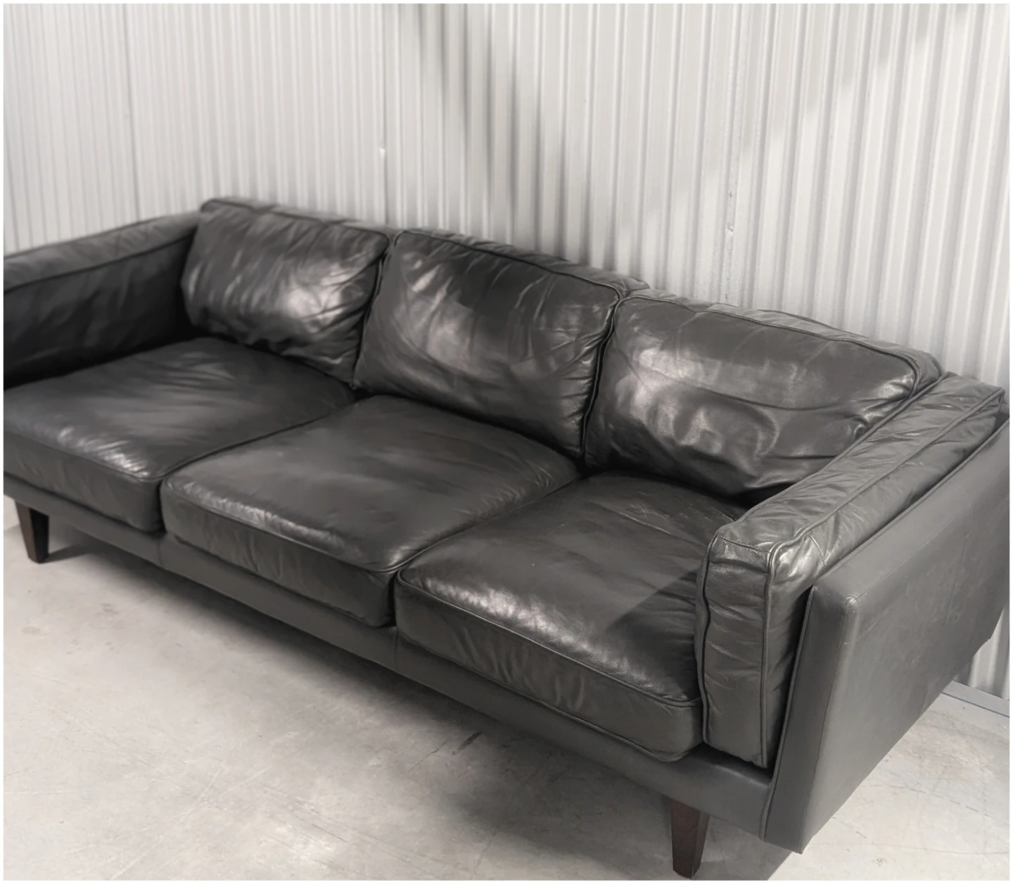 Leather couch
