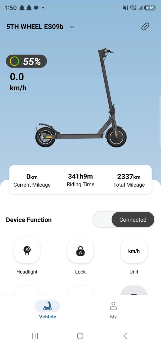 5th Wheel ES09b Electric Scooter