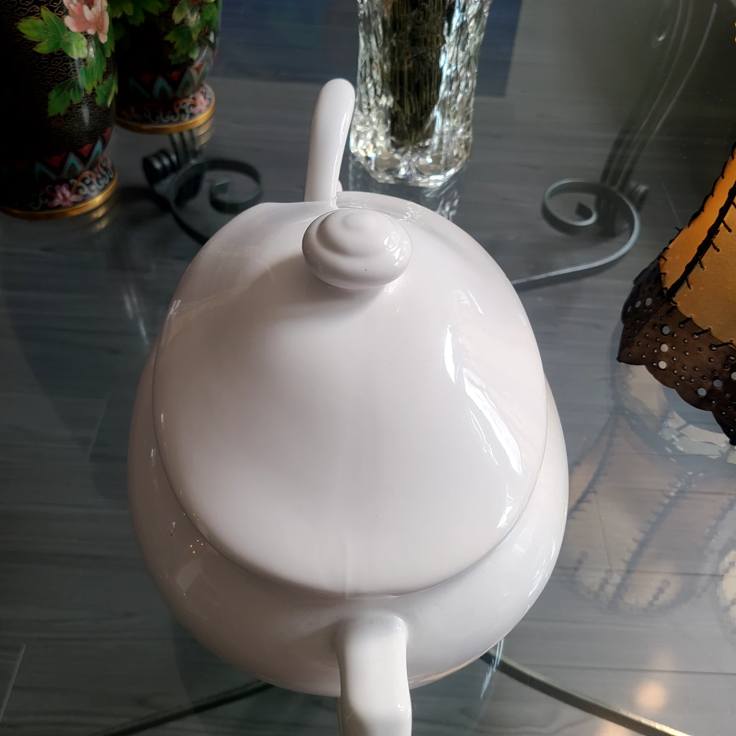White Soup Tureen with Ladle - photo 5