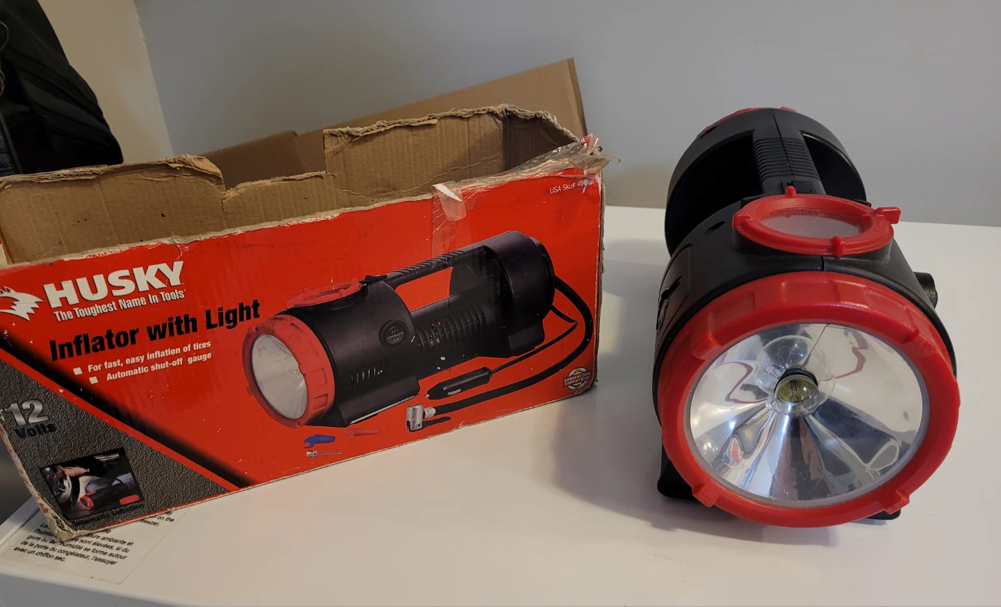Husky Inflator with Light - photo 2