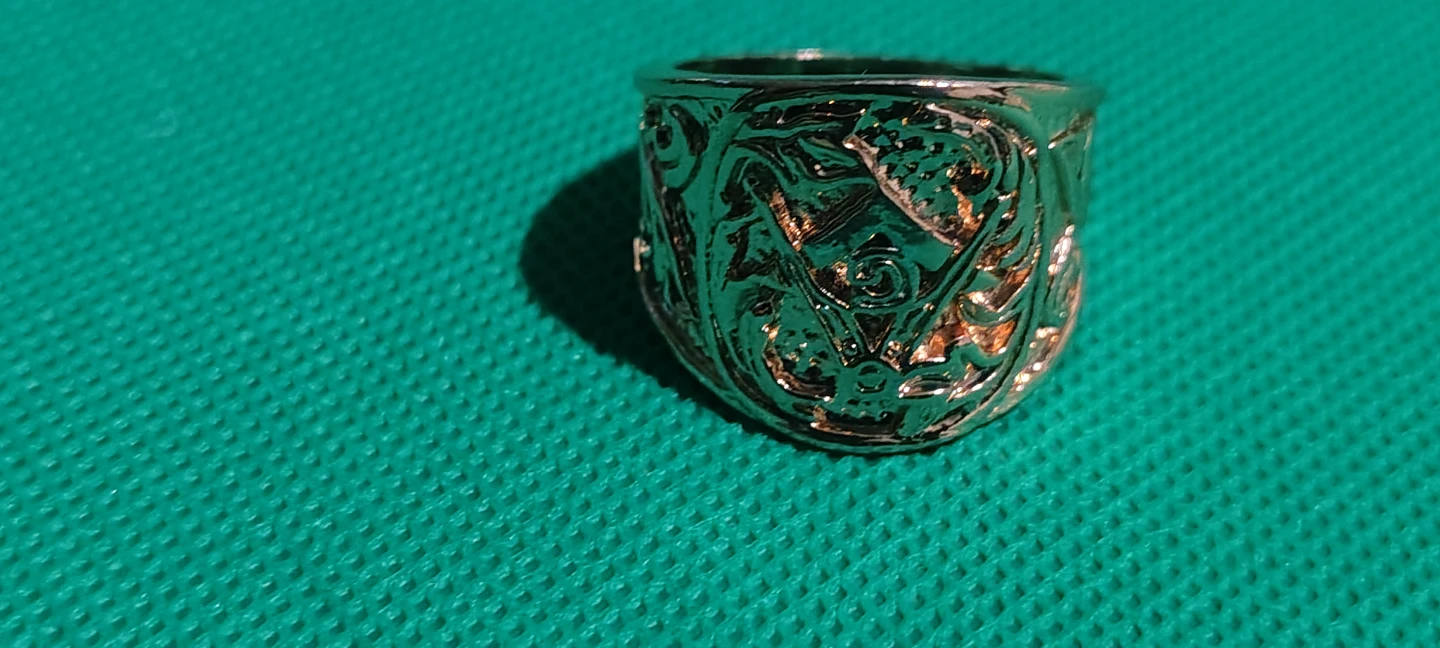 Men's Masonic Ring - Rose Gold